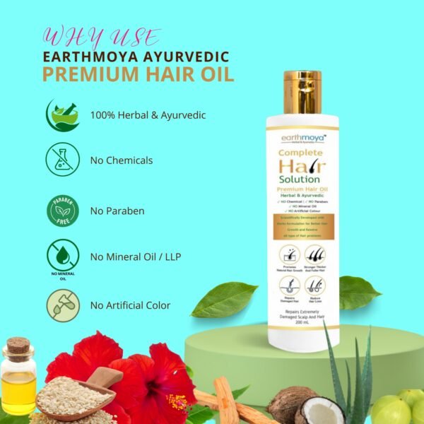 Earthmoya Ayurvedic Premium Hair Oil - Image 5