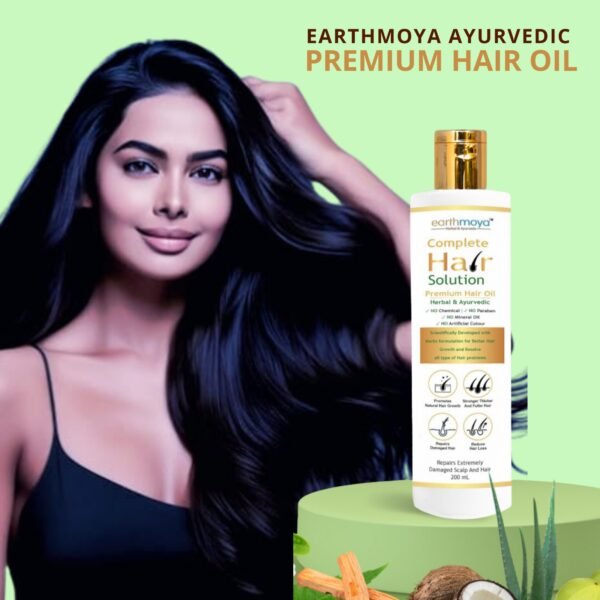 Earthmoya Ayurvedic Premium Hair Oil - Image 6